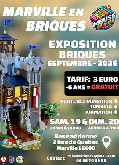 Exposition de briques à Marville les 19 et 20 septembre